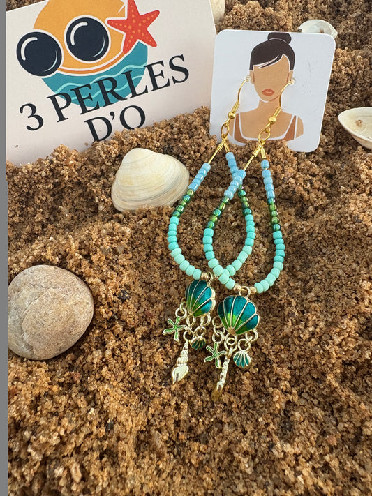 BOUCLES D'OREILLES AMBRE