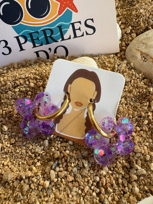 BOUCLES D'OREILLES FLOWER