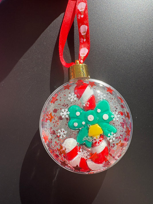 BOULE DE NOEL SUCRE D'ORGE