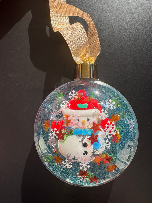 BOULE DE NOEL BONHOMME DE NEIGE